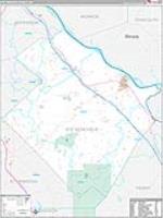 Ste. Genevieve, Mo Wall Map Zip Code